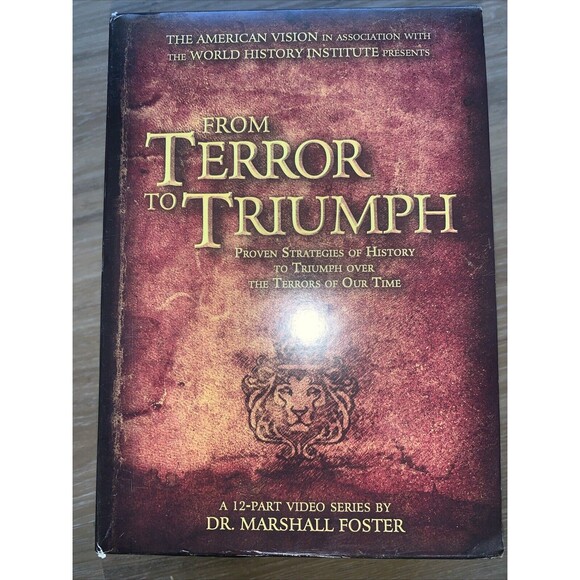 From Terror to Triumph 6 DVD Set Marshall Foster Video Series World History Rare - Picture 1 of 8